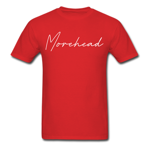 Morehead Cursive T-Shirt - red