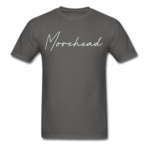 Morehead Cursive T-Shirt - charcoal