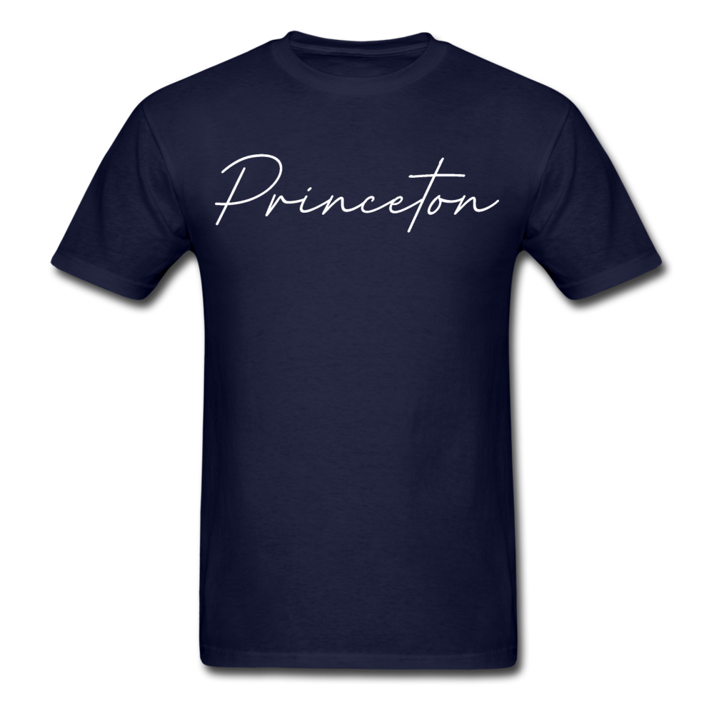 Princeton Cursive T-Shirt - navy