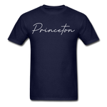Princeton Cursive T-Shirt - navy