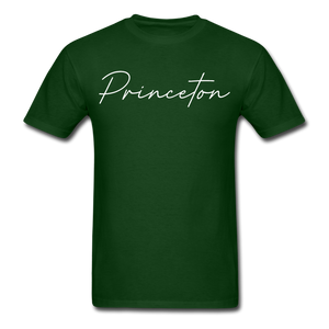 Princeton Cursive T-Shirt - forest green