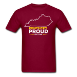 Kentucky Proud T-Shirt - burgundy