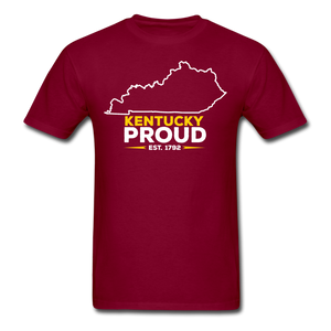 Kentucky Proud T-Shirt - burgundy