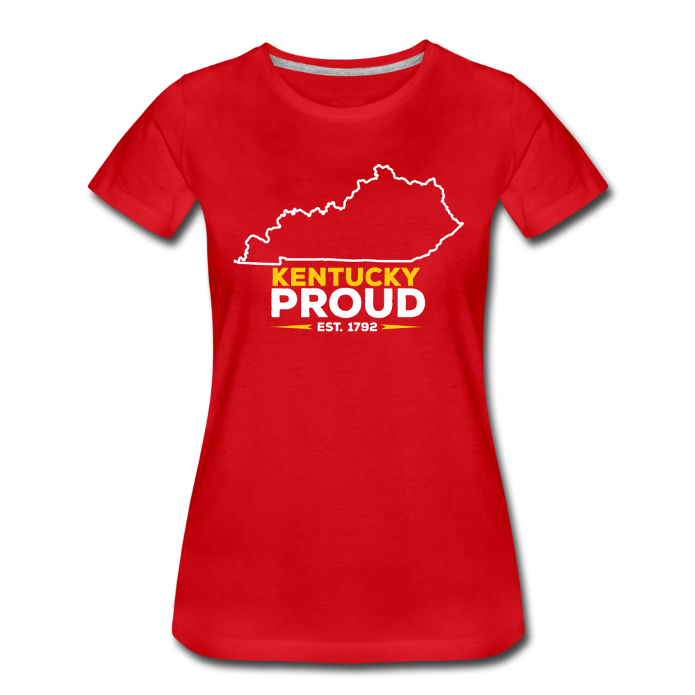 Kentucky Proud Women's T-Shirt - red