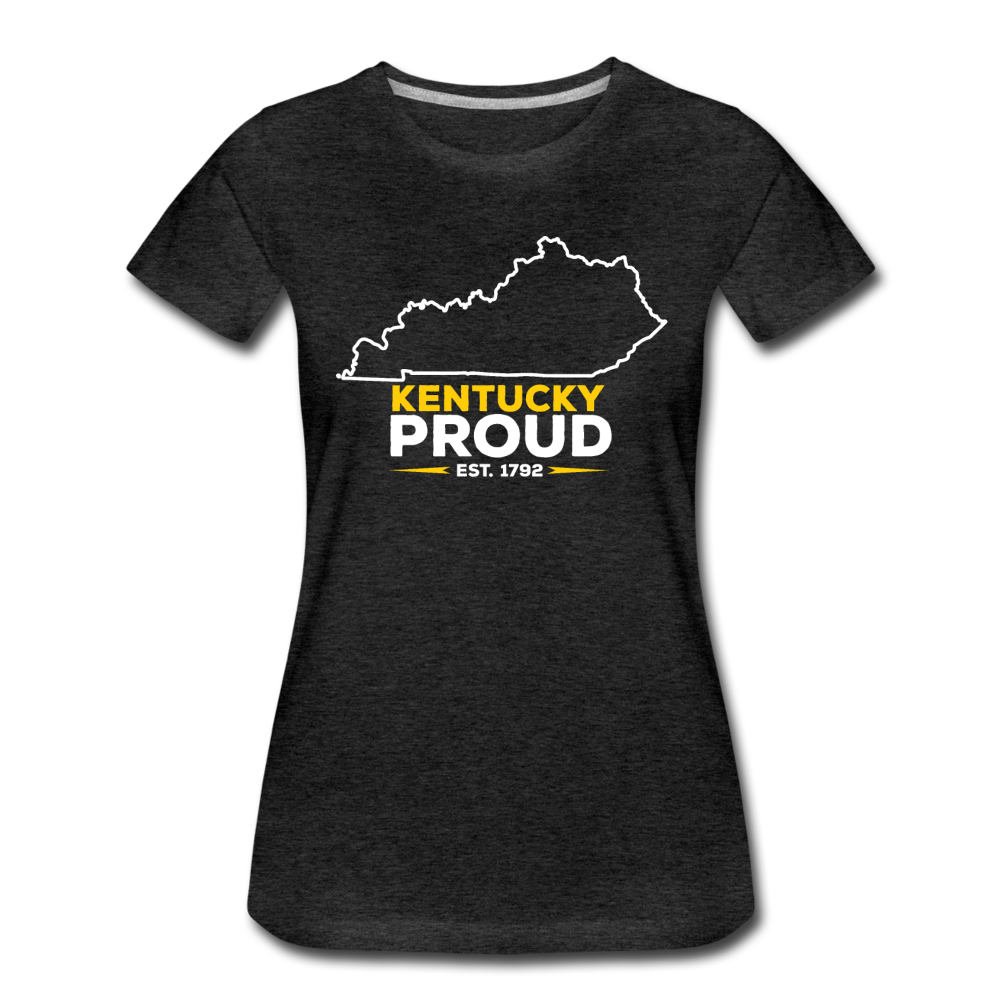 Kentucky Proud Women's T-Shirt - charcoal gray