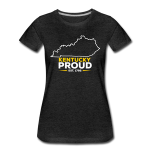 Kentucky Proud Women's T-Shirt - charcoal gray