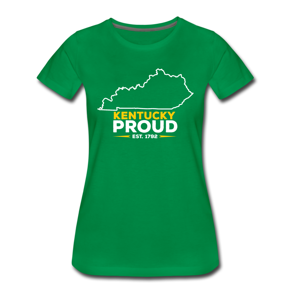 Kentucky Proud Women's T-Shirt - kelly green