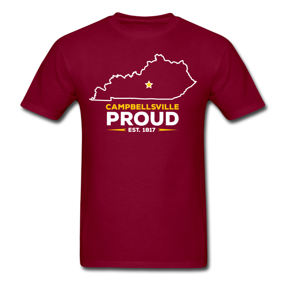 Campbellsville Proud T-Shirt - burgundy