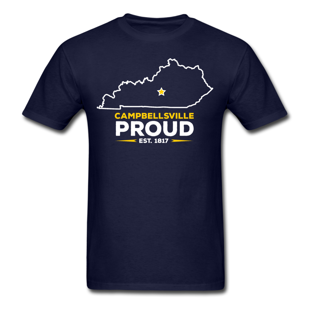 Campbellsville Proud T-Shirt - navy