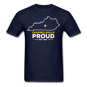 Campbellsville Proud T-Shirt - navy