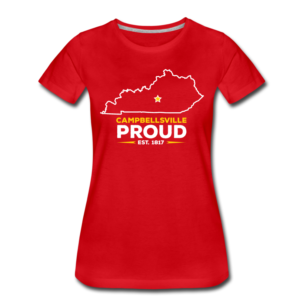Campbellsville Proud Women's T-Shirt - red
