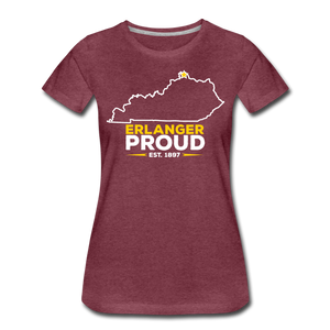Erlanger Proud Women's T-Shirt - heather burgundy
