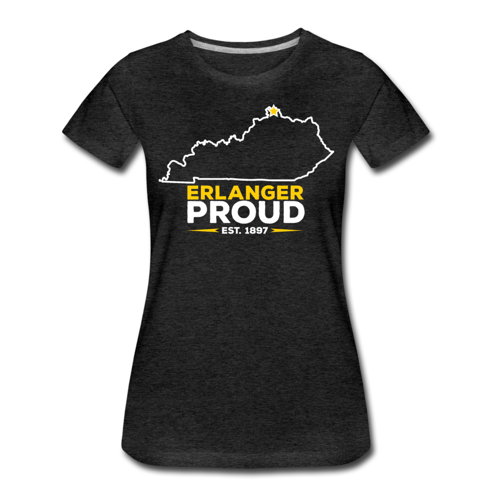 Erlanger Proud Women's T-Shirt - charcoal gray