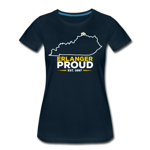 Erlanger Proud Women's T-Shirt - deep navy
