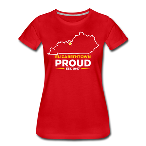 Elizabethtown Proud Women's T-Shirt - red
