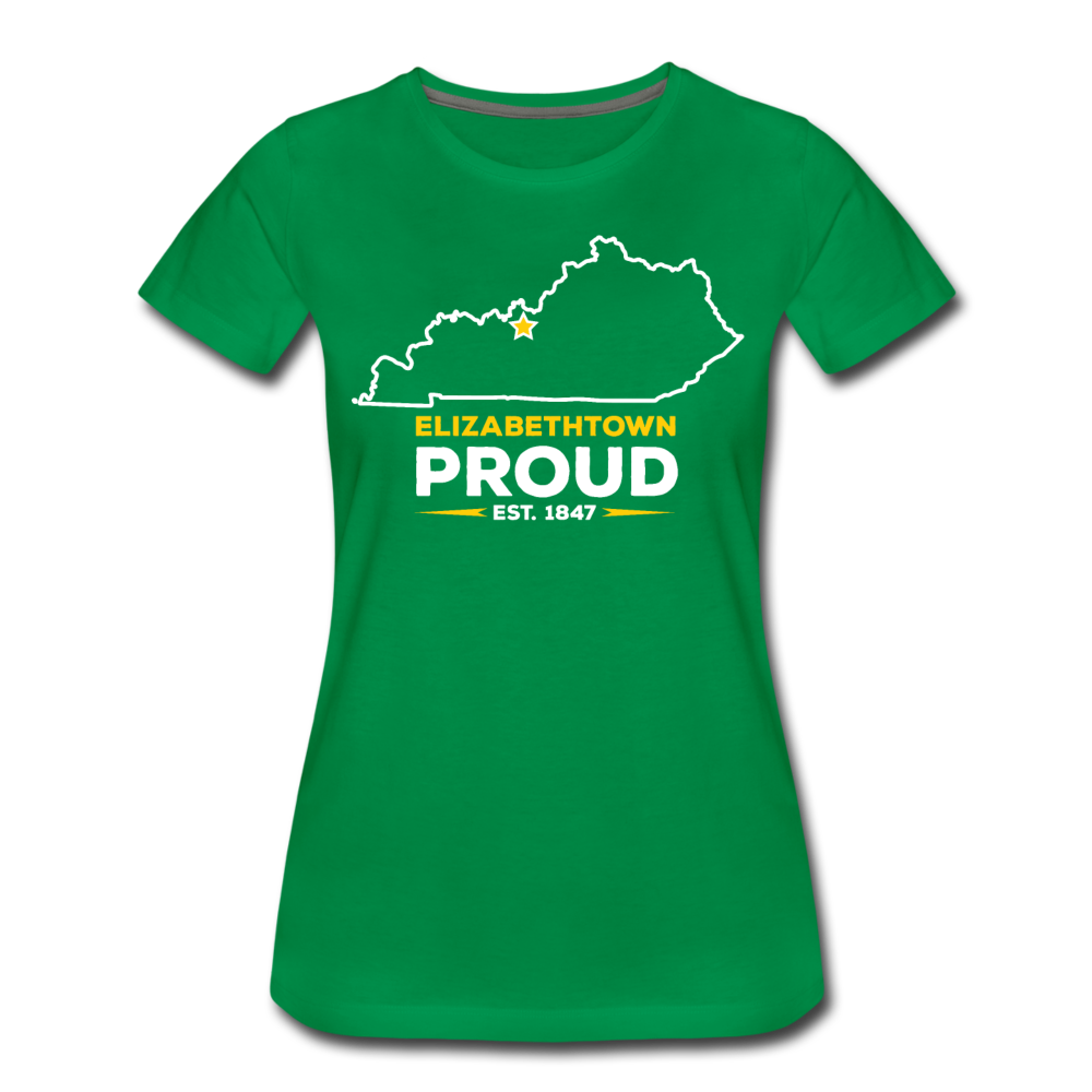 Elizabethtown Proud Women's T-Shirt - kelly green