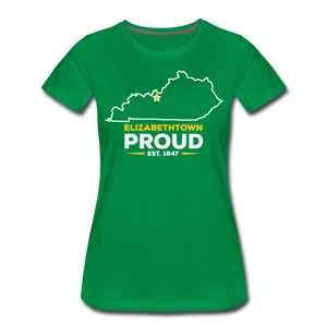 Elizabethtown Proud Women's T-Shirt - kelly green