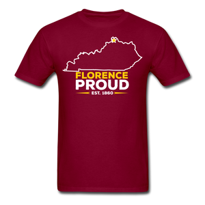 Florence Proud T-Shirt - burgundy