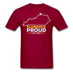 Florence Proud T-Shirt - dark red