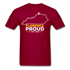 Florence Proud T-Shirt - dark red