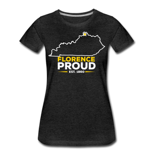 Florence Proud Women's T-Shirt - charcoal gray