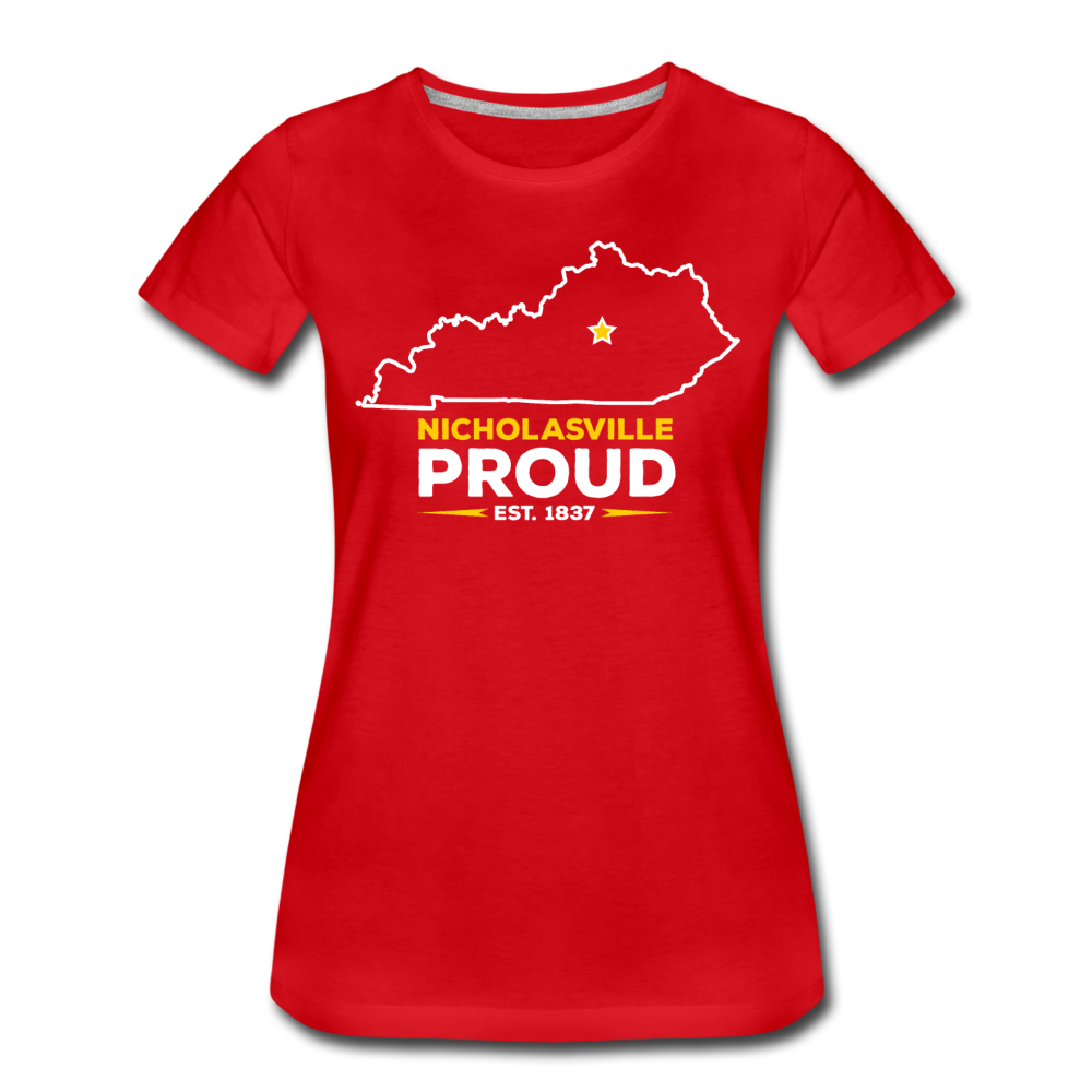 Nicholasville Proud Women's T-Shirt - red