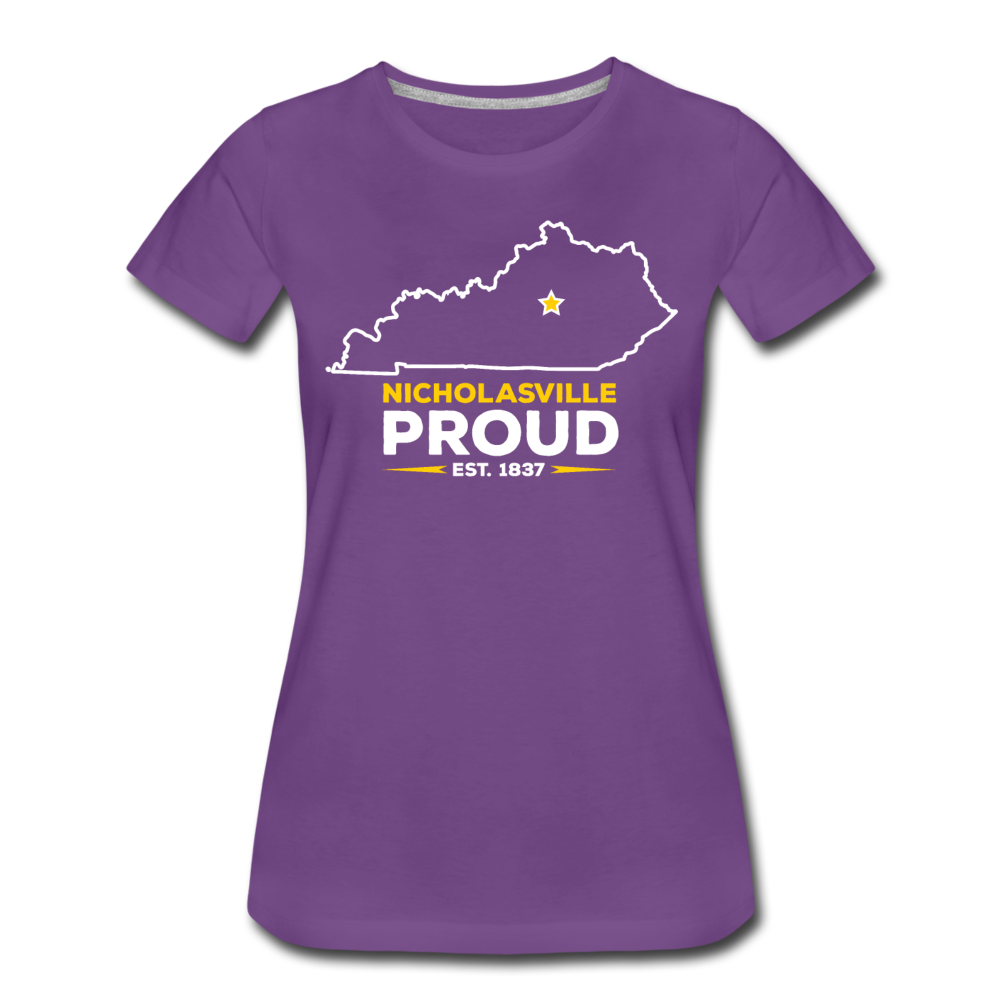 Nicholasville Proud Women's T-Shirt - purple