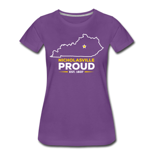 Nicholasville Proud Women's T-Shirt - purple