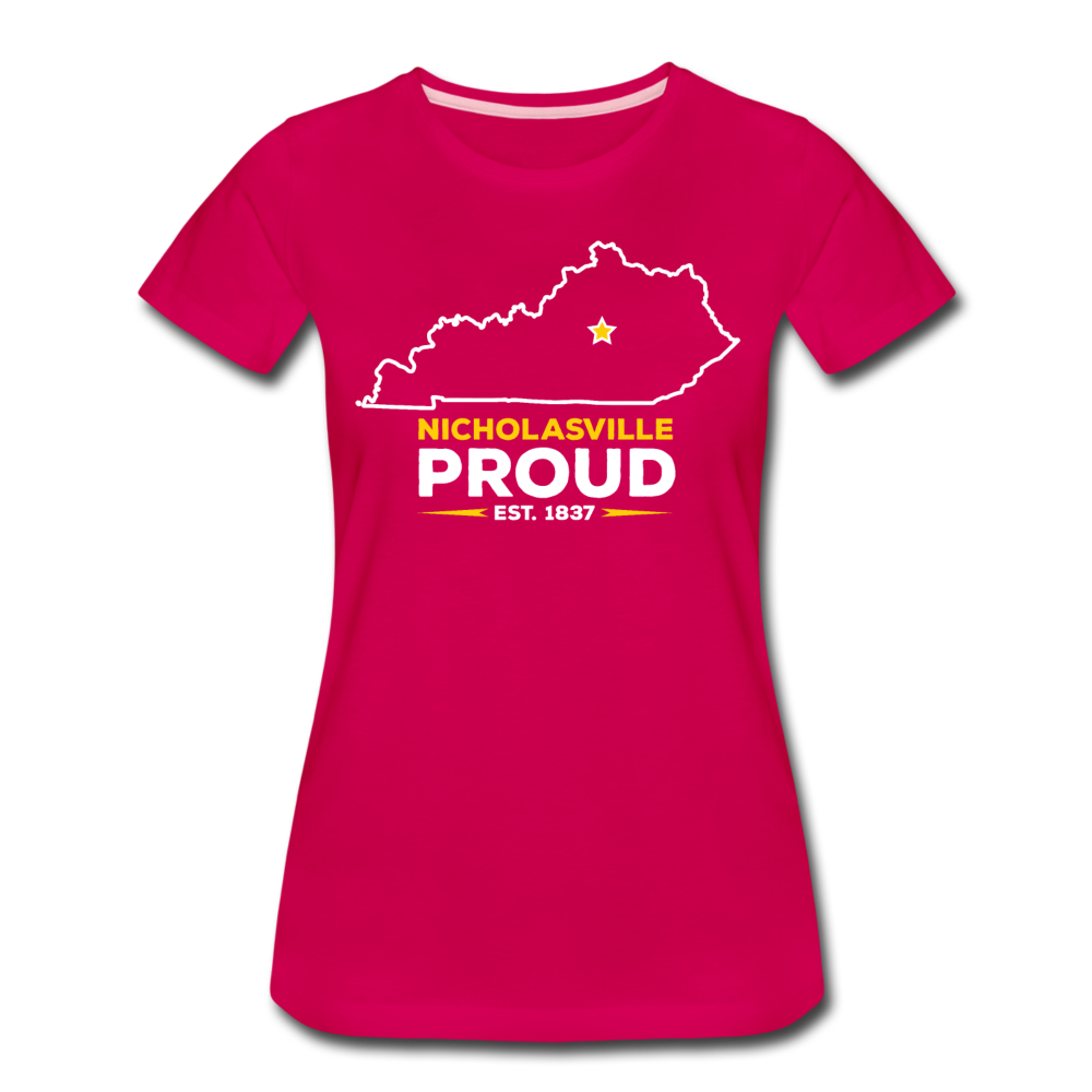 Nicholasville Proud Women's T-Shirt - dark pink