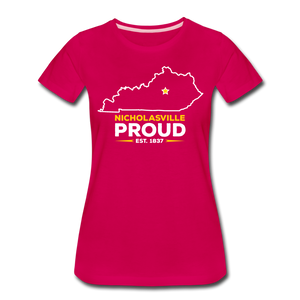 Nicholasville Proud Women's T-Shirt - dark pink