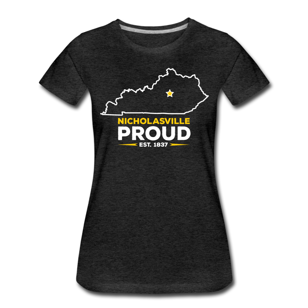 Nicholasville Proud Women's T-Shirt - charcoal gray