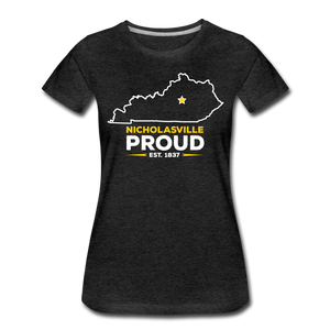 Nicholasville Proud Women's T-Shirt - charcoal gray