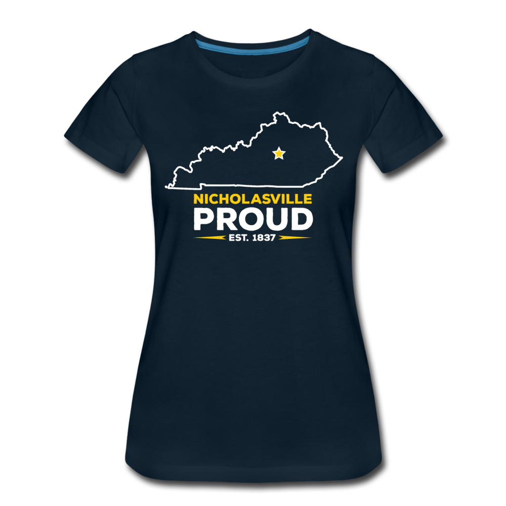 Nicholasville Proud Women's T-Shirt - deep navy