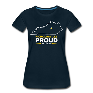 Nicholasville Proud Women's T-Shirt - deep navy