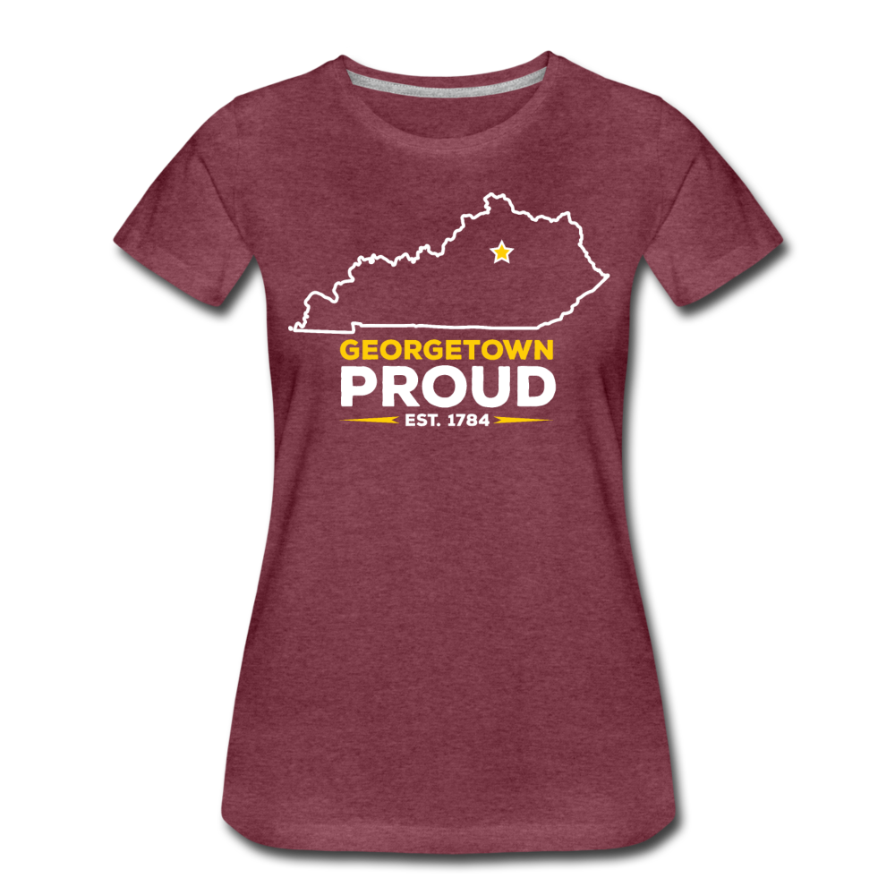 Georgetown Proud Women's T-Shirt - heather burgundy