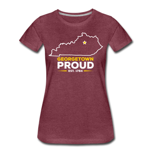 Georgetown Proud Women's T-Shirt - heather burgundy