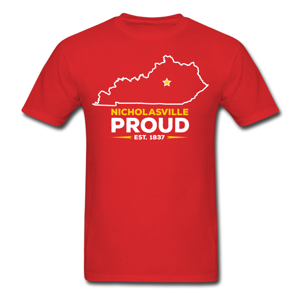 Nicholasville Proud T-Shirt - red