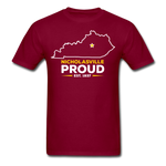 Nicholasville Proud T-Shirt - burgundy