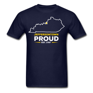 Jeffersontown Proud T-Shirt - navy