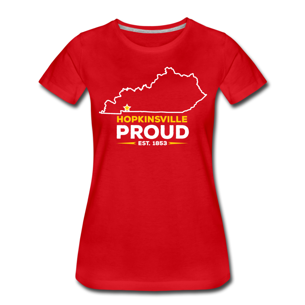 Hopkinsville Proud Women's T-Shirt - red