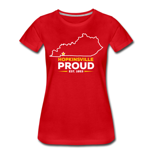 Hopkinsville Proud Women's T-Shirt - red