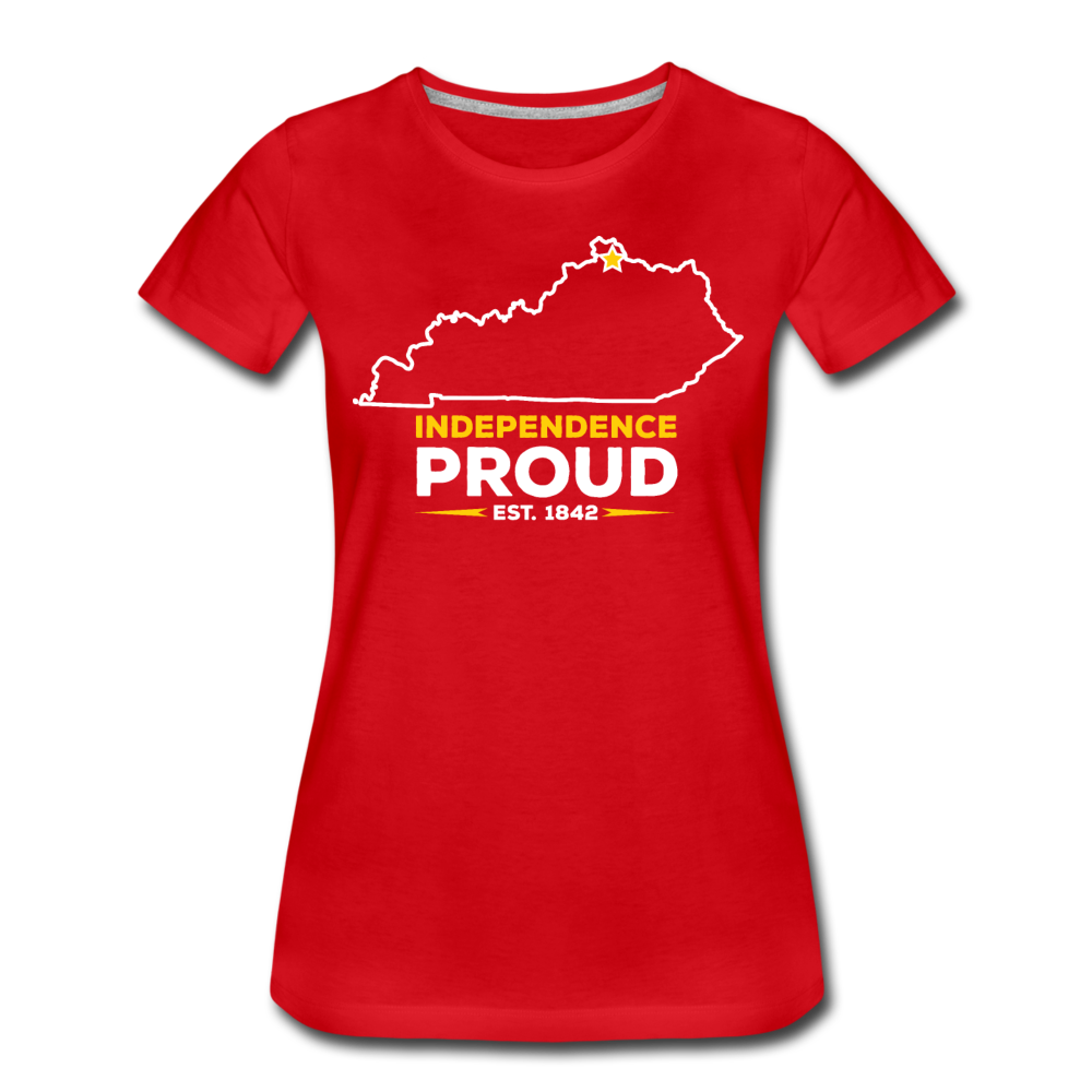 Indepedence Proud Women's T-Shirt - red