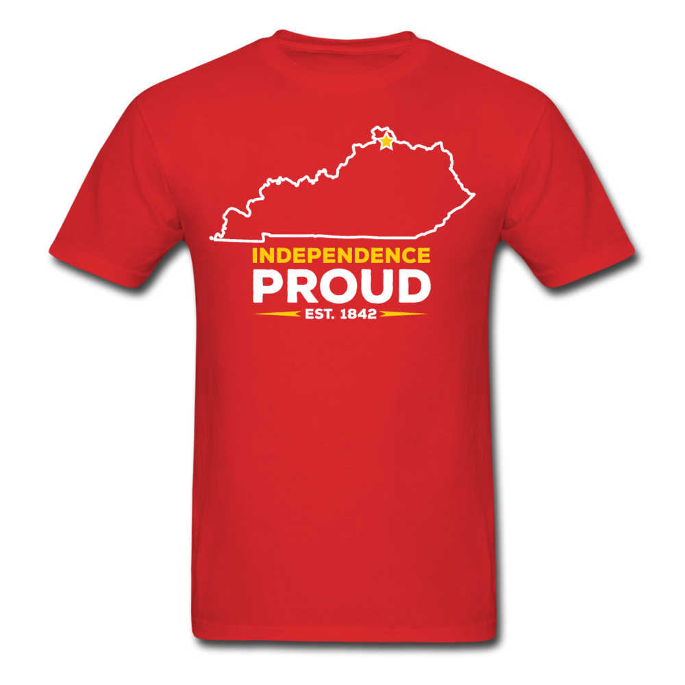 Indepedence Proud T-Shirt - red