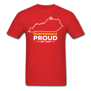 Indepedence Proud T-Shirt - red