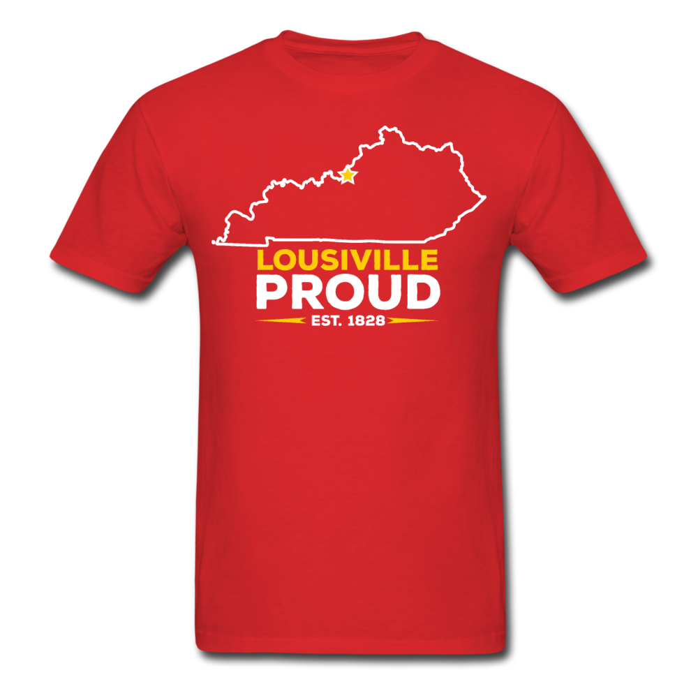 Louiseville Proud T-Shirt - red