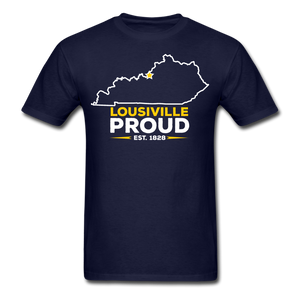 Louiseville Proud T-Shirt - navy