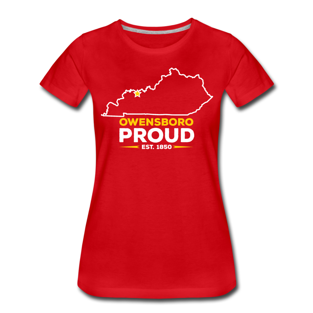 Ownesboro Proud Women's T-Shirt - red