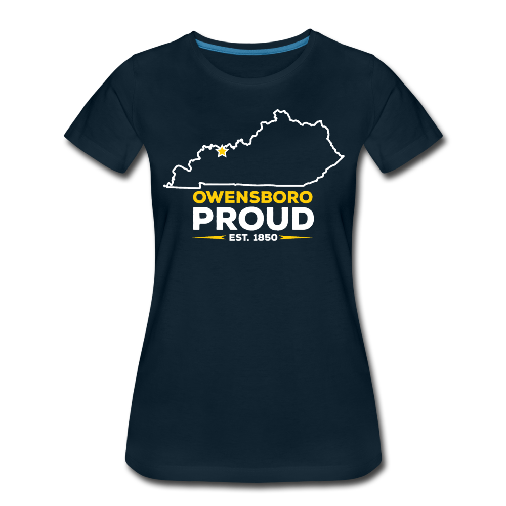 Ownesboro Proud Women's T-Shirt - deep navy