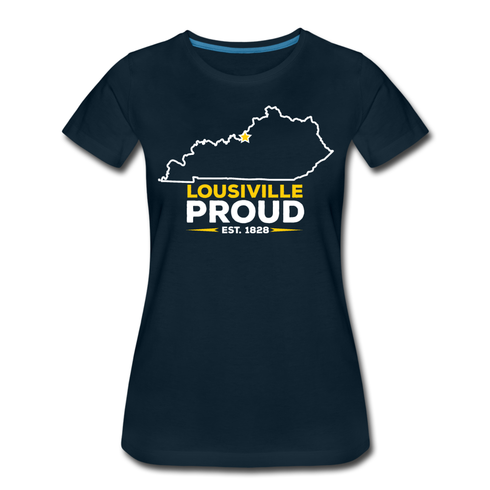Louiseville Proud Women's T-Shirt - deep navy