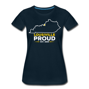 Louiseville Proud Women's T-Shirt - deep navy